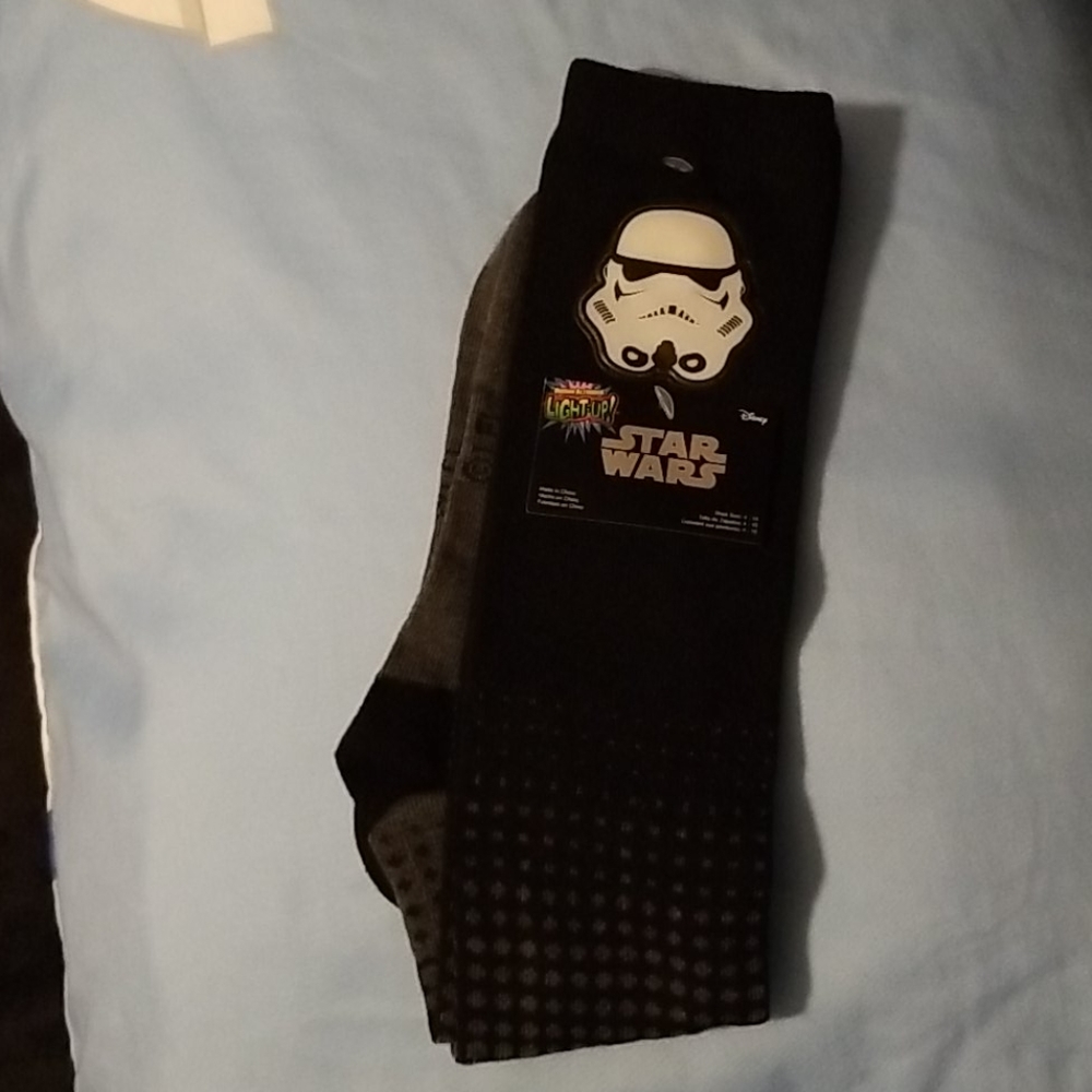 Star wars. Stormtrooper socks.